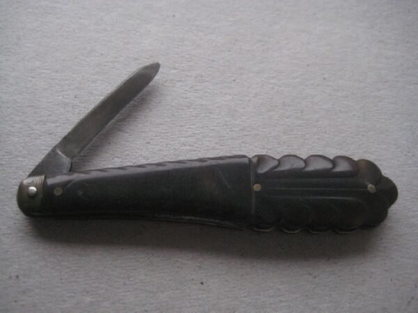 Rare George III Tortoiseshell Hafted Quill Bladed Folding Fruit Knife SK45 - Image 2