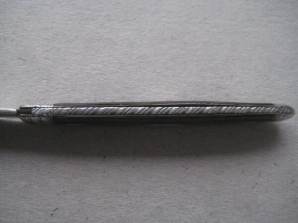 Rare George III Tortoiseshell Hafted Silver Bladed Folding Fruit Knife SK44 - Image 6