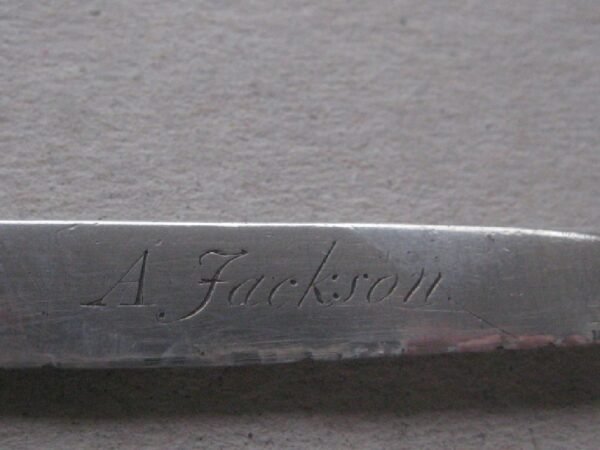 Rare George III Tortoiseshell Hafted Silver Bladed Folding Fruit Knife SK44 - Image 7