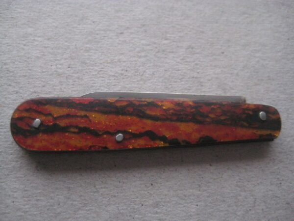 Rare George V Red Bakerlite Plastic Hafted Silver Bladed Folding Fruit Knife SK139 - Image 6