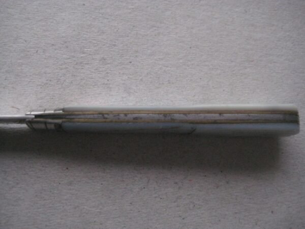 Rare George V Mother of Pearl Hafted Silver Bladed Folding Fruit Knife SK161 - Image 7