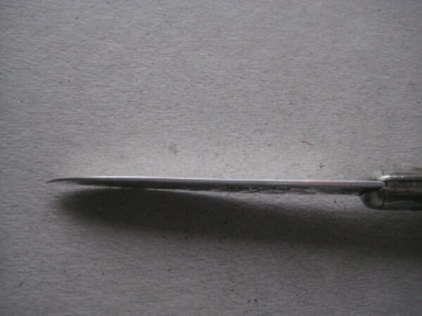 Rare Victorian Bone Hafted Silver Bladed Folding Fruit Knife SK352 - Image 7