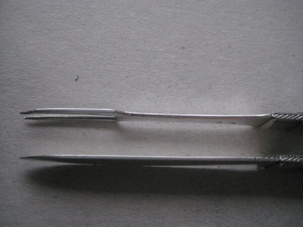 Rare George III Large Matching Mother of Pearl Hafted Silver Bladed Folding Fruit Knife and Fork  SK77 - Image 9