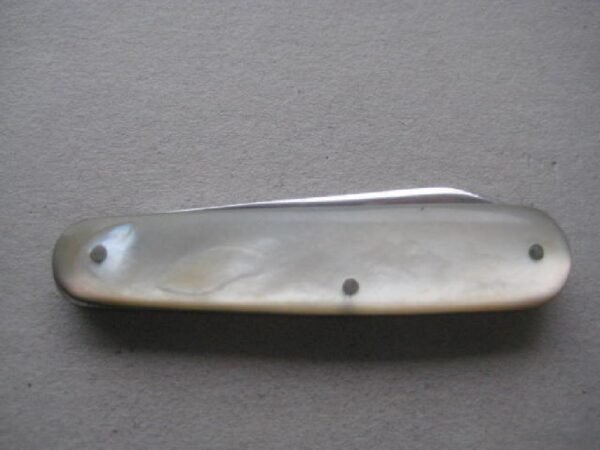 Victorian Mother of Pearl Hafted Steel Bladed Penknife SK107 BLETCH - Image 7