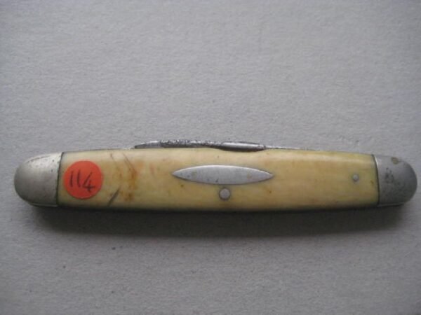 Victorian Bone Hafted Twin Steel Bladed Penknife SK114 BLETCH - Image 7