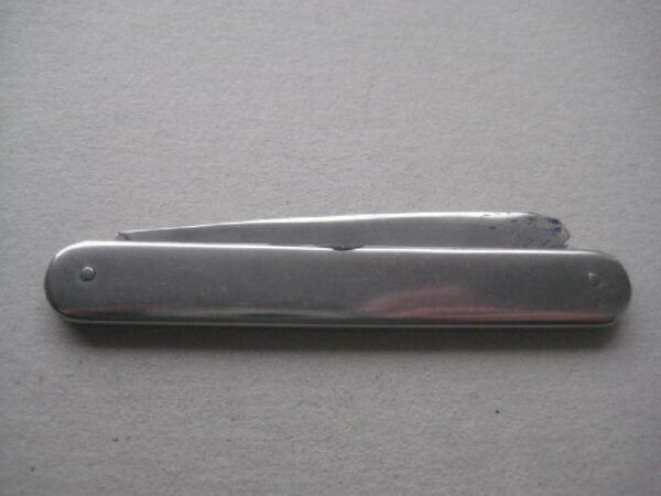 Victorian Silver Plated Hafted Fruit Engraved Steel Bladed Penknife SK118 BLETCH - Image 9