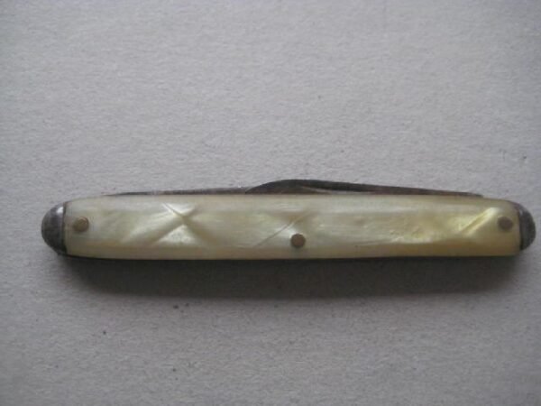 George V Bakerlite Plastic Hafted Twin Steel Bladed Penknife SK126 BLETCH - Image 7