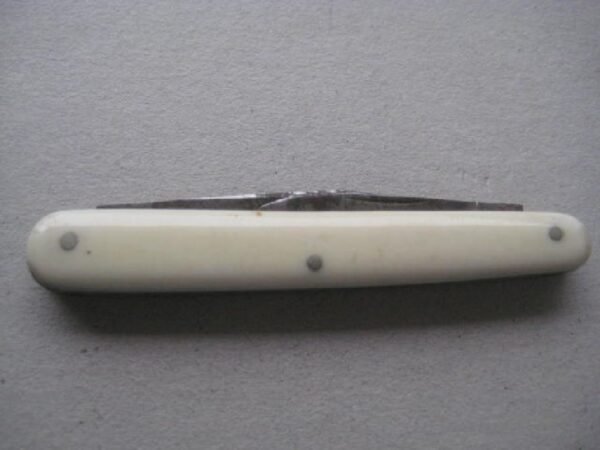 Victorian Bone Hafted Twin Steel Bladed Penknife SK129 BLETCH - Image 9