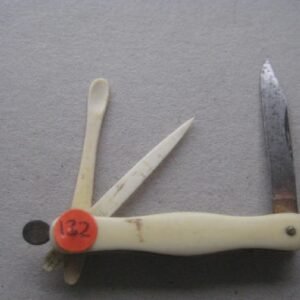 Victorian Bone Hafted Multi-Bladed Penknife SK132 BLETCH