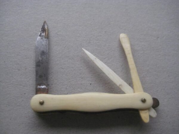 Victorian Bone Hafted Multi-Bladed Penknife SK132 BLETCH - Image 2