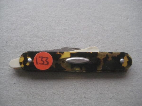 George V Tortoiseshell Hafted Multi-Bladed Penknife SK133 BLETCH - Image 4