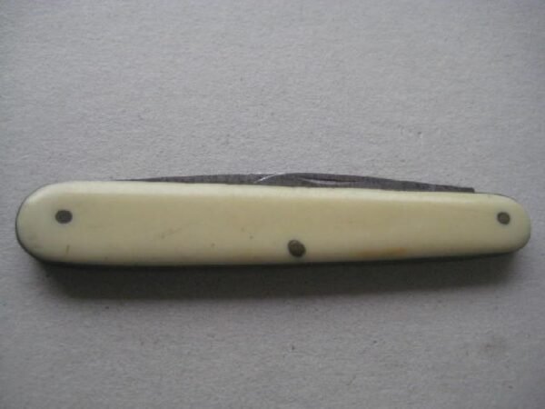 Victorian Bone Hafted Twin Steel Bladed Penknife SK138 BLETCH - Image 7